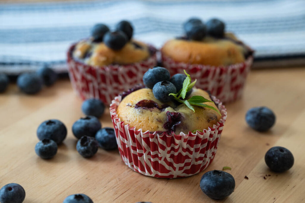 Blaubeer-Muffin